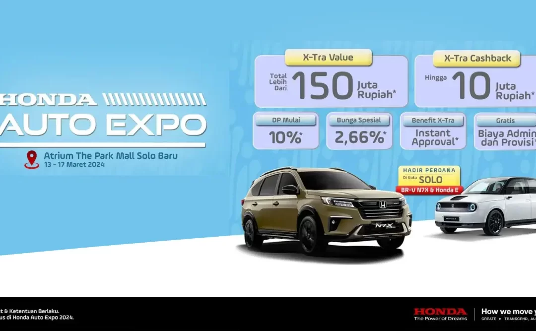 X-Tra Value hingga Ratusan Juta – Ikuti Honda Auto Expo dan Dapatkan Promo Menarik