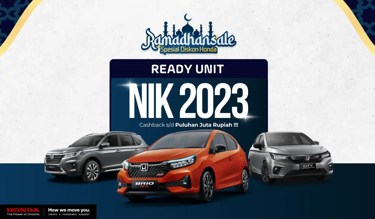 Promo Cashback Honda Unit NIK 2023