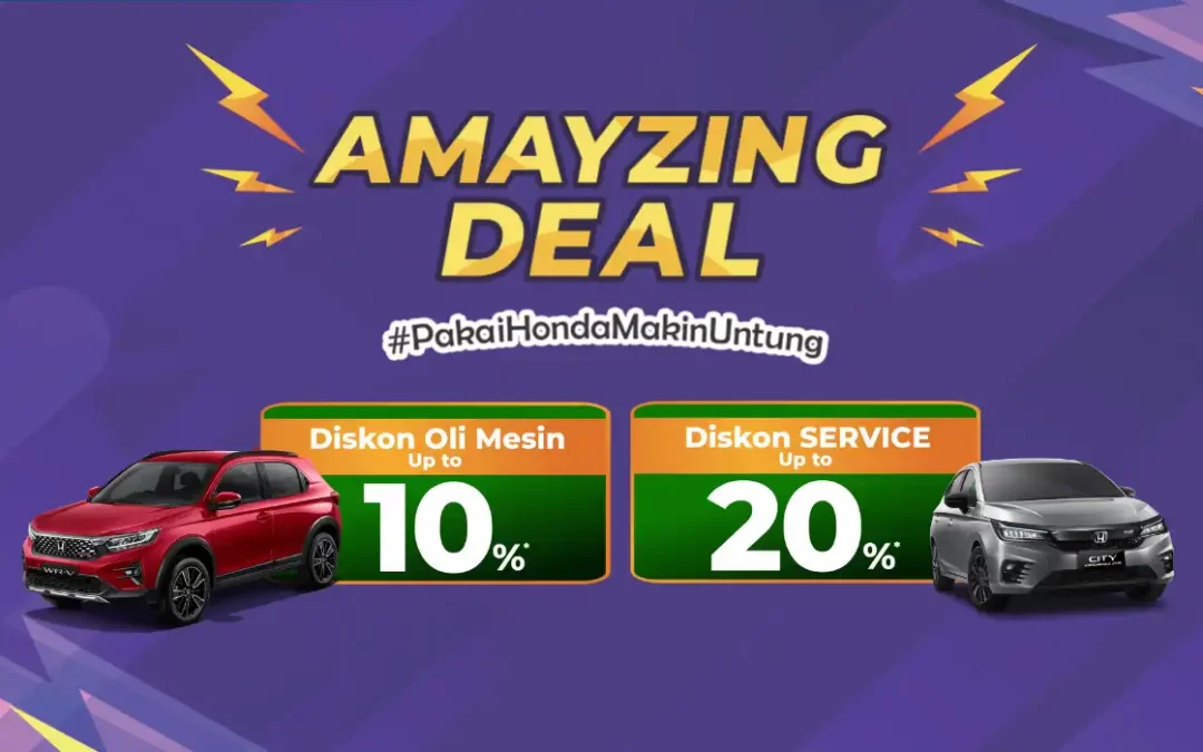 AMAYZING DEAL! Dapatkan Diskon Service Hingga 20% – Promo Spesial Mei