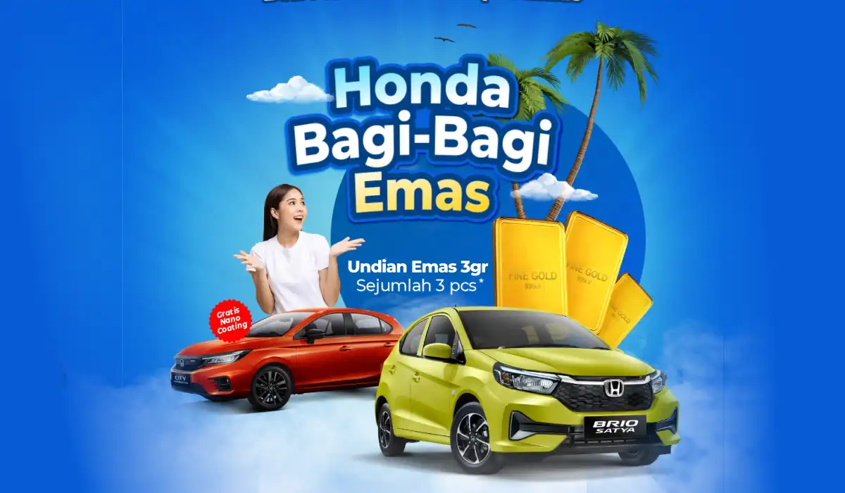 Rebut Kesempatan Emas di Honda Bintang Solo! Beli Mobil Honda, Dapatkan Emas!