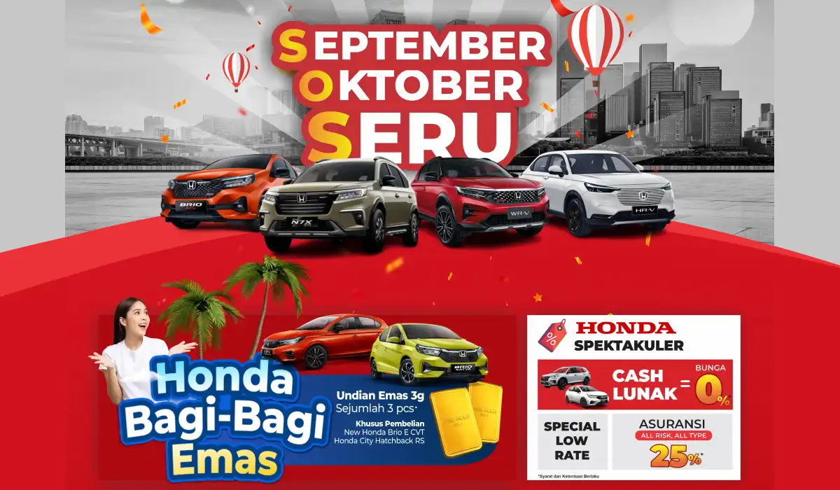 Promo Beli Mobil Honda Bunga 0%: Segera Dapatkan Mobil Impian Anda!