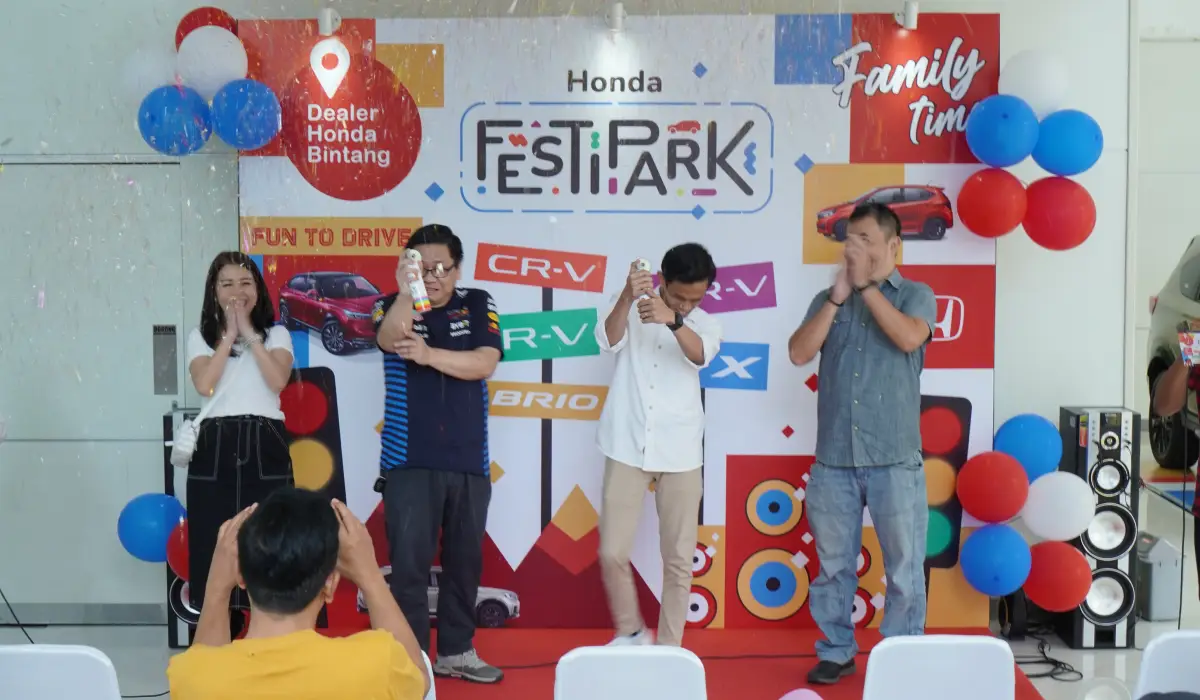 Honda FESTIPARK di Honda Bintang Solo Berjalan Sukses, Penuh Keceriaan dan Antusiasme!