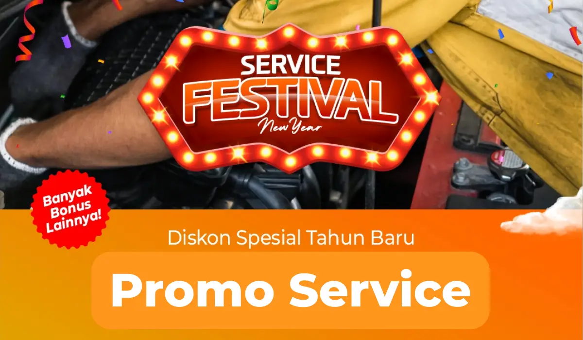 Service FESTIVAL New Year di: Pesta Promo Service Mobil Tahun Baru! Hingga 50%